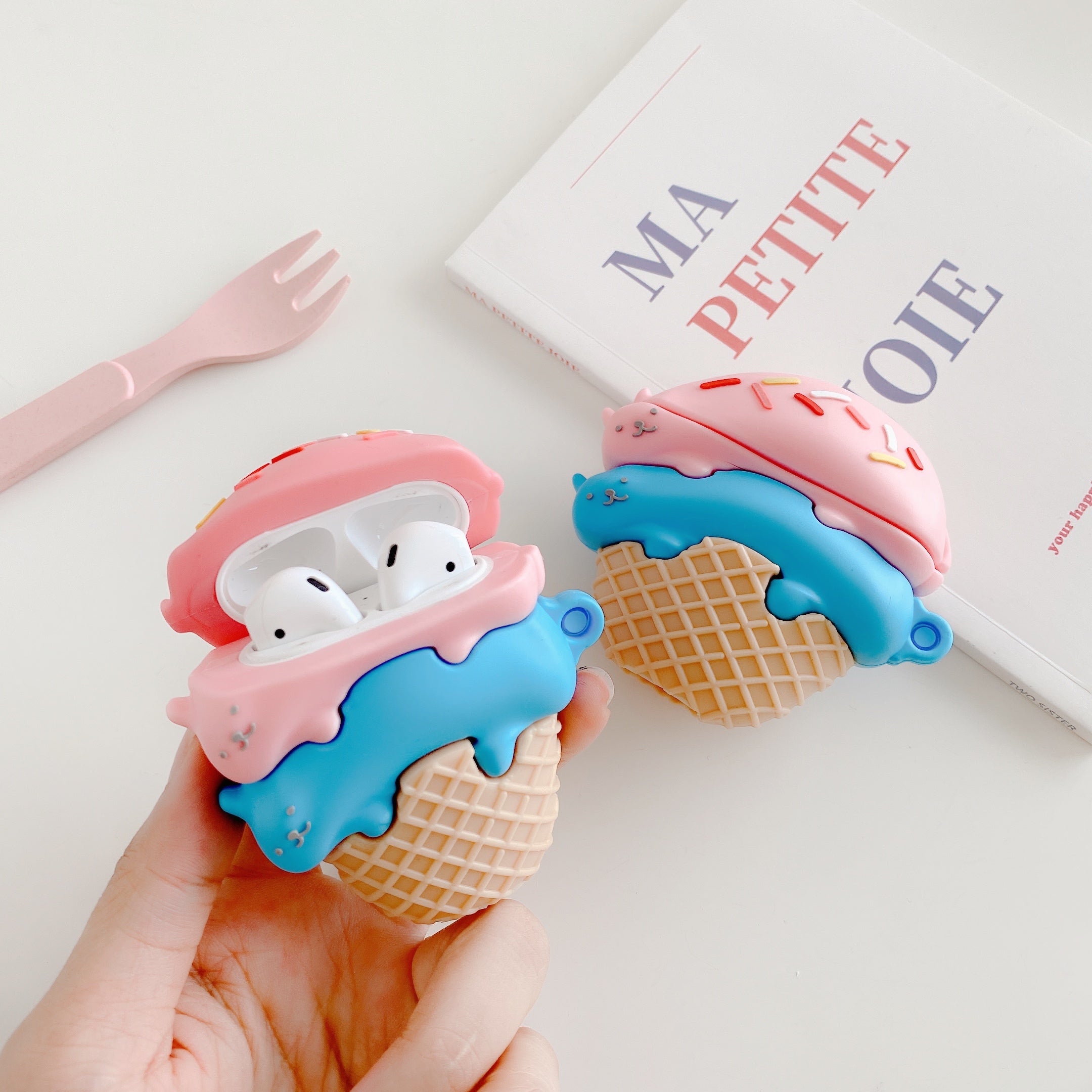 Cute Ice Cream AirPods 1/2/3/4 Pro 1/2 Case