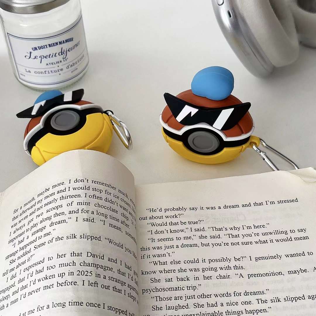 Cute Glasses Cartoon AirPods 1/2/3/4 Pro 1/2 Case