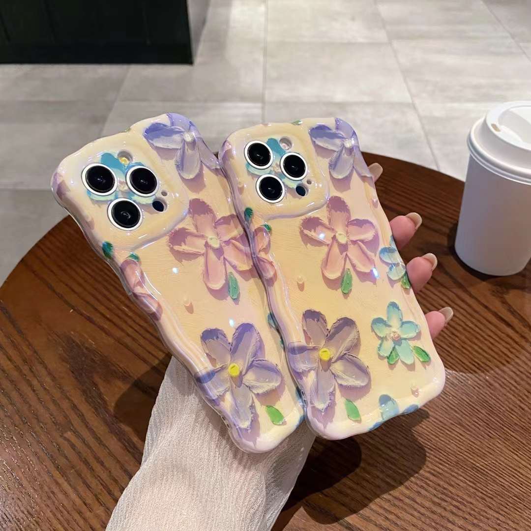 Flower Pattern Stylish iPhone Case