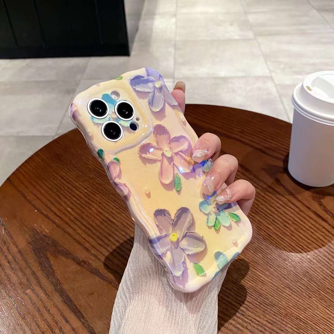 Flower Pattern Stylish iPhone Case