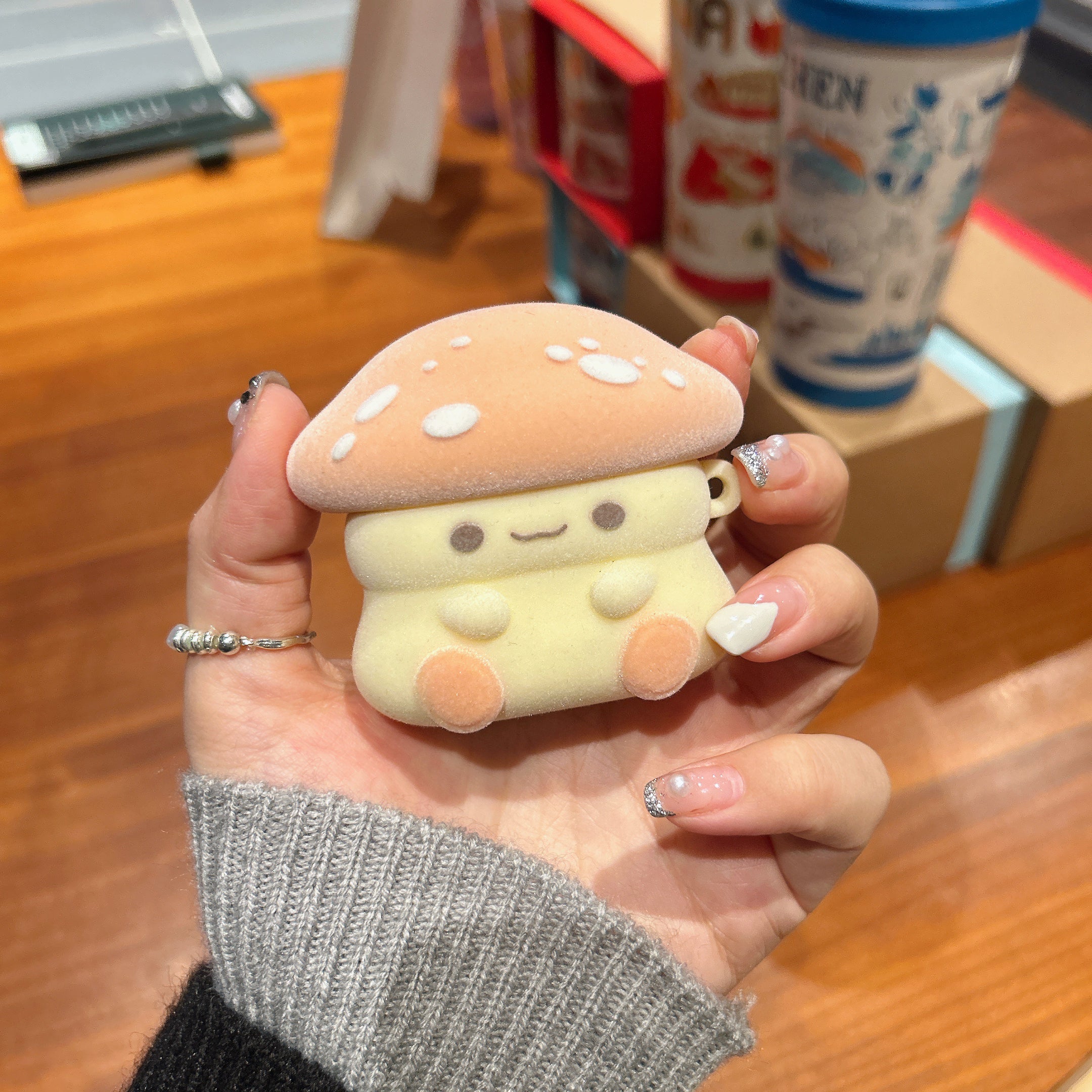 Cute Mushroom AirPods 1/2/3/4 Pro 1/2 Case