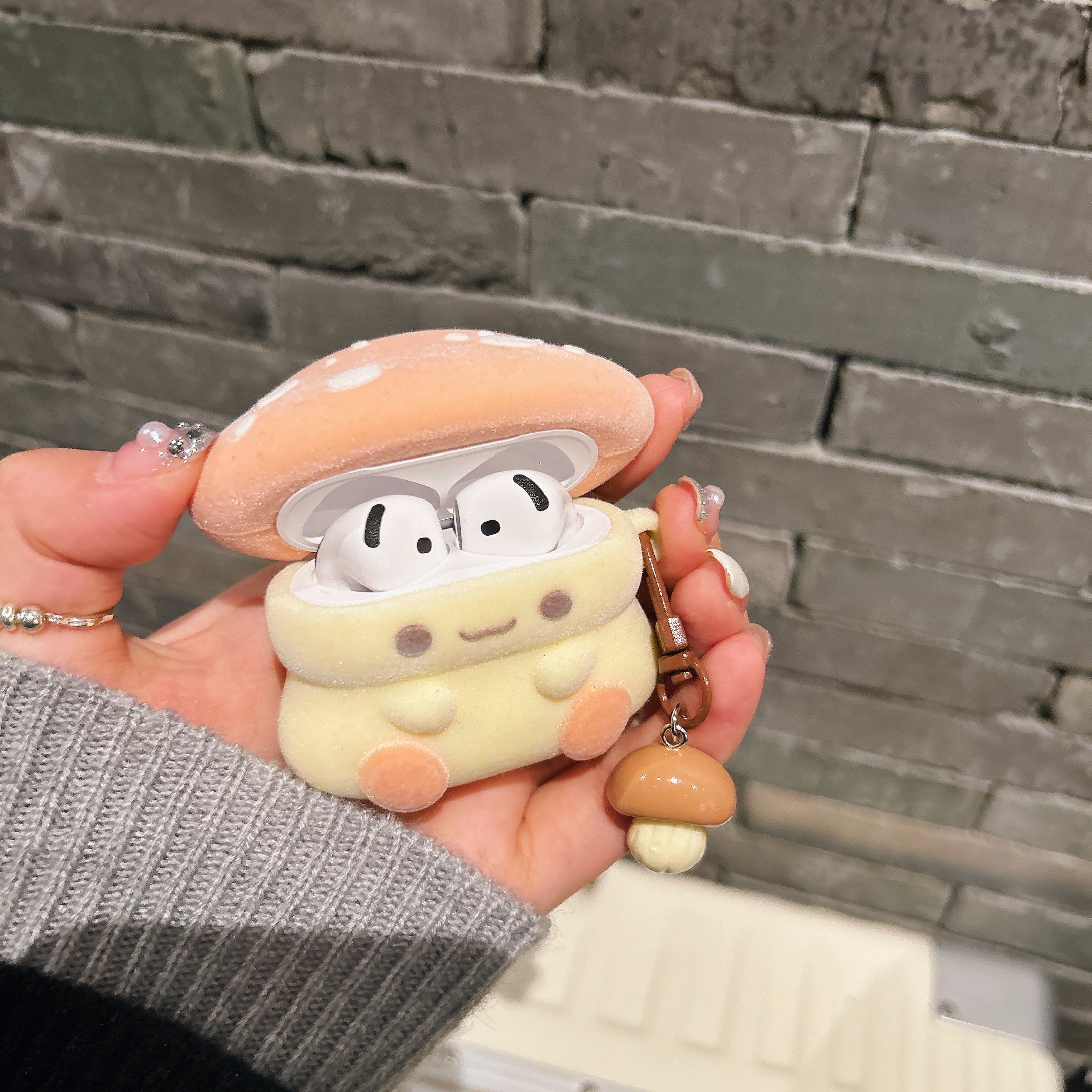 Cute Mushroom AirPods 1/2/3/4 Pro 1/2 Case